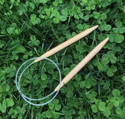 Clover Bamboo Circular Knitting Needles US Size 10 1/2 (6.5 mm) - Morehouse  Farm
